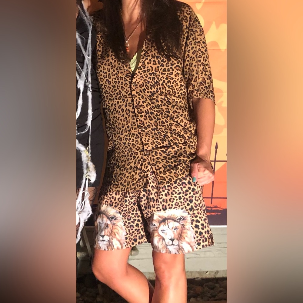 Kenny Flowers Leopard Set